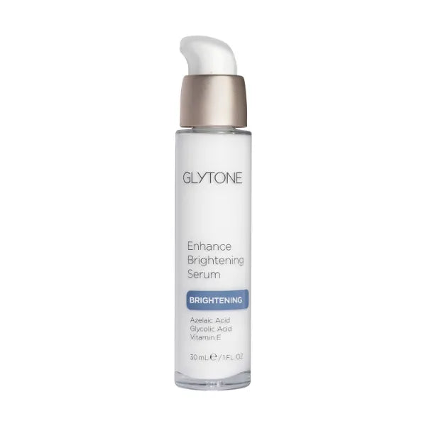 Glytone Enhance Brightening Serum–with Hyaluronic Acid, 1.7 FAV Glycolic Acid 8% Azelaic Acid & Vitamin E–Dark Spot Remover for Face– Pigmentation Treatment– Non-Comedogenic, Hydrating Serum 1 fl.oz