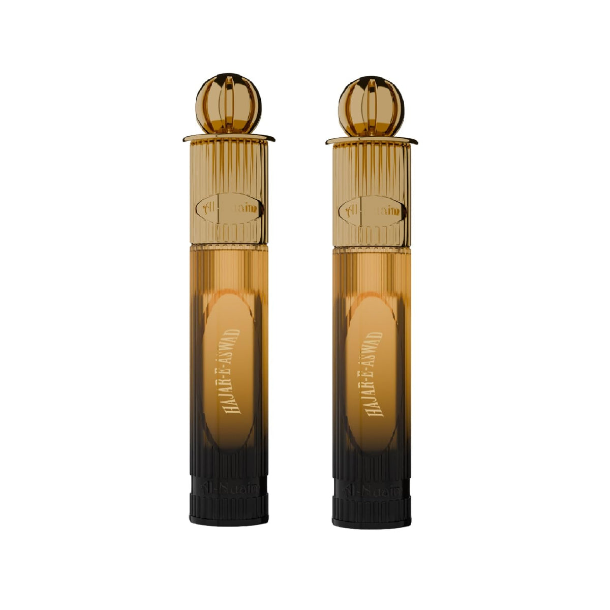 Hajre Aswad Alcohol Free Attar Roll On for Men - Pack of 2 (6ml Each) | Exquisite & Long Lasting Fragrance