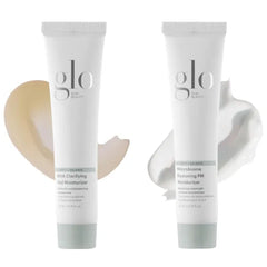 Glo Skin Beauty Clear Skin Hydration Duo Travel Set – BHA Clarifying Gel & PM Microbiome Moisturizer