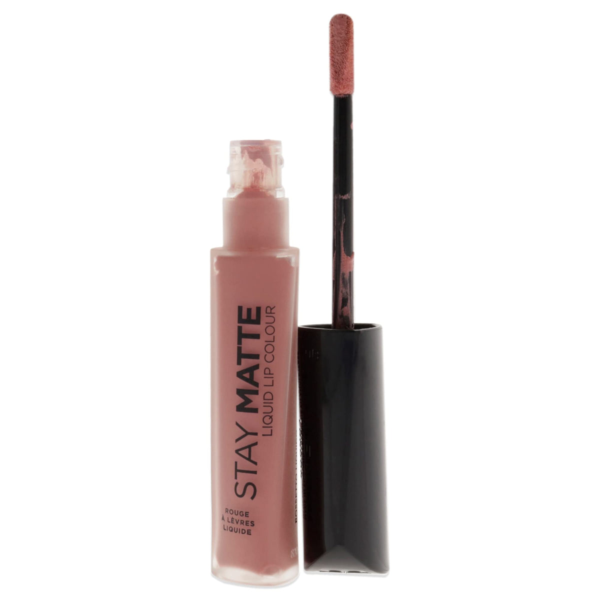 Rimmel London Stay Matte Liquid Lipstick, 12-Hour Waterproof Matte Full Coverage - 110 Blush, 0.21 oz