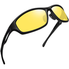 Joopin Polarized Sports Sunglasses for Men Women Driving Cycling Running Fishing Glasses UV400 Protection Wrap Around Shades Lenses