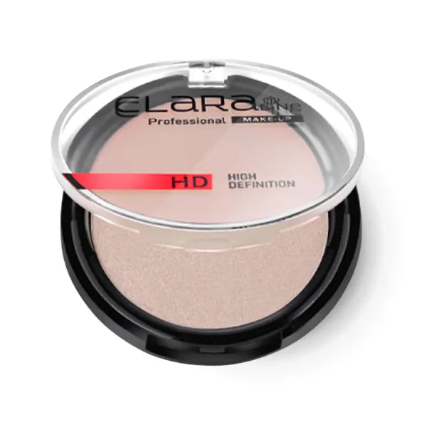 Claraline Highlighter Powder, Illuminator, Glowy Makeup, Shimmer Highlight, Pigment Rich & Silky Formula, Cruelty-free Makeup, Shade - Pearly Shine