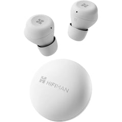 HIFIMAN TWS450 Environmental Noise Cancelling Bluetooth in-Ear Hi-Fi Earphones with Audiophile-Grade Dynamic Driver, Low Latency Bluetooth 5.3, IPX4 Water/Sweat Resistant, Small Cavity, White