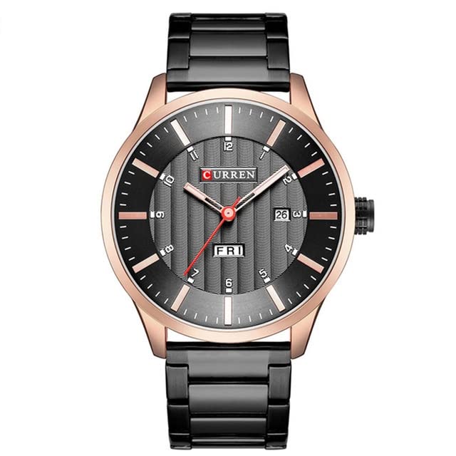 CURREN 8316 Men Watch Quartz Brand Watch Wristwatch Calendar Time Display Stainless Steel Watch