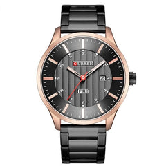 CURREN 8316 Men Watch Quartz Brand Watch Wristwatch Calendar Time Display Stainless Steel Watch
