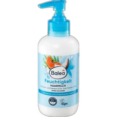 Balea Hair Milk, Moisturizing, Nourishing Hair Milk with Coconut and Papaya Fragrance, Anti-Drying Effect, Ideal for Dry and Damaged Hair, Without Silicone and Vegan, 200 ml