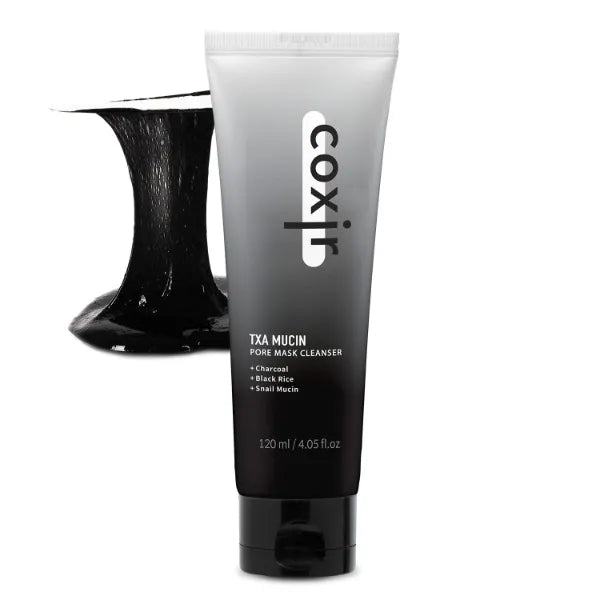 coxir TXA Mucin All-in-One Pore Mask Cleanser, 4.05 fl.oz