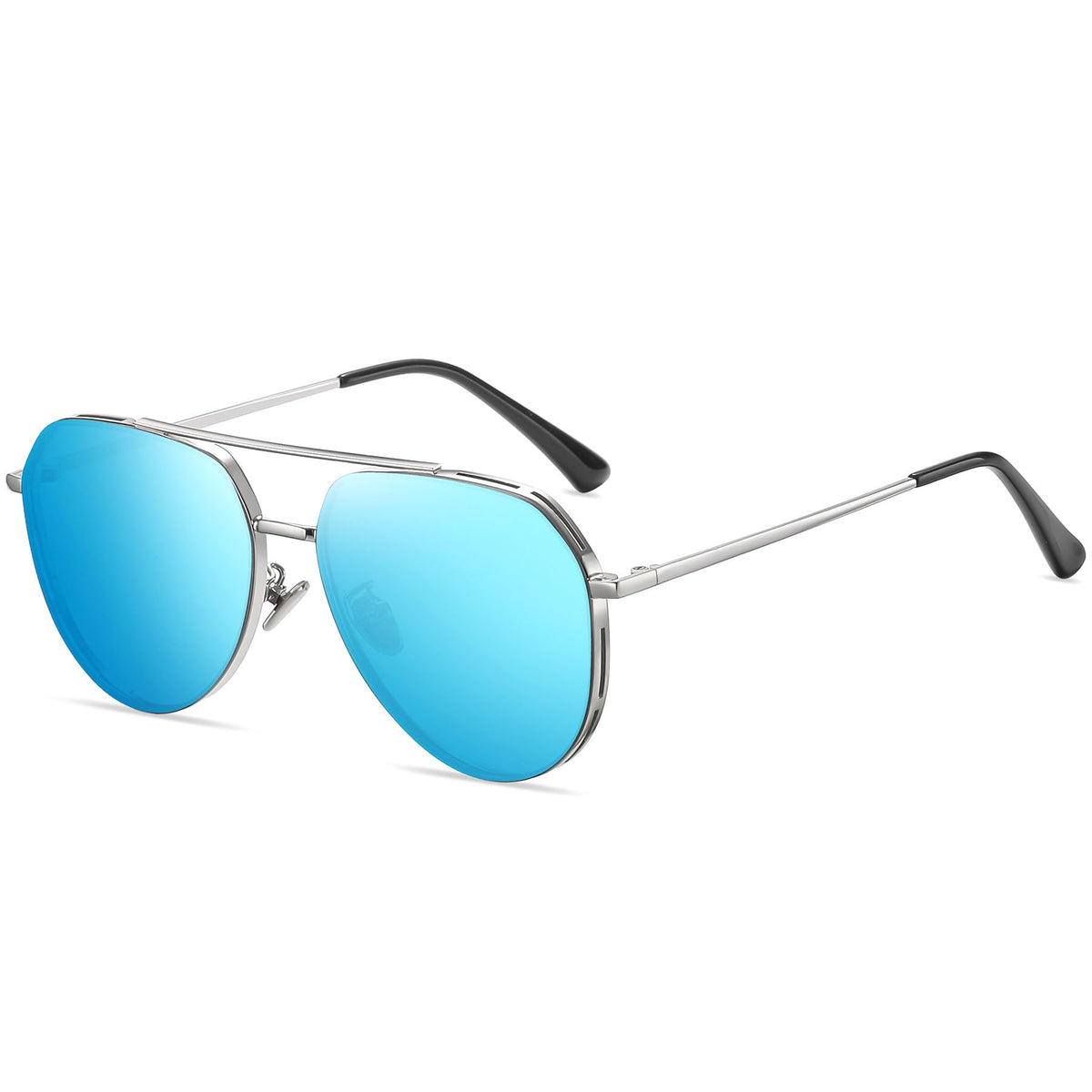 Joopin Sunglasses for Men Women, Polarized Classic Sun Glasses Metal Frame Nylon Lenses UV400 Protection