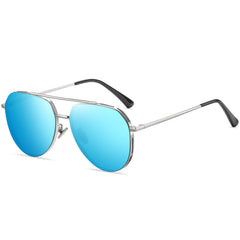 Joopin Sunglasses for Men Women, Polarized Classic Sun Glasses Metal Frame Nylon Lenses UV400 Protection
