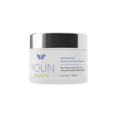 YOUN Beauty Wash-Off Exfoliating Face Wash, Gentle Face Exfoliator with Shea Butter, Vitamin E, Jojoba Oil, and Grapeseed Oil, Paraben-Free - 100 ml