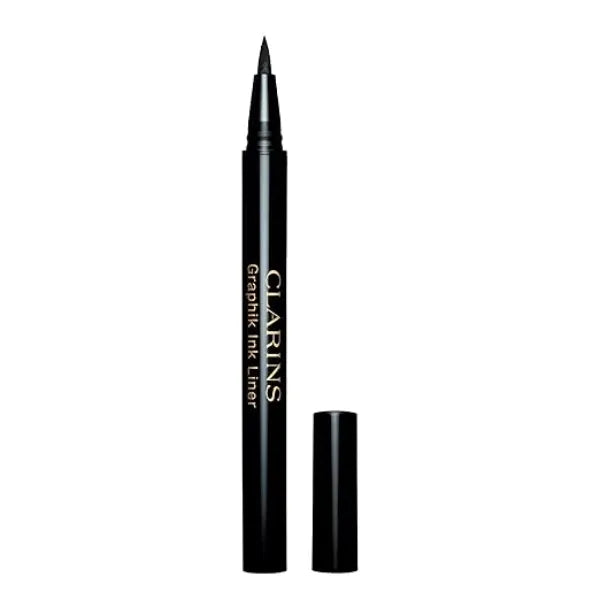 Clarins Graphik Ink Liquid Eyeliner Intensely Pigmented and Highly Precise Felt Tip Applicator Intense Black Color With A Luminous Finish Quick Drying,Long Wearing and Transfer Proof 0.01 Oz