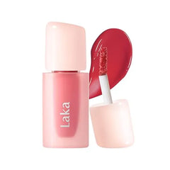 Laka Popping Balloon Lip Stain Mini, Glossy Plumping Tint, Moisturizing, Non Sticky Texture for All Day Hydration, K Beauty