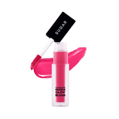 SUGAR Cosmetics Cloud Nine Niacinamide Glow Blush | Long lasting & Ultra-Pigmented | Dewy Finish | 7.6ml - 04 Candy Pink