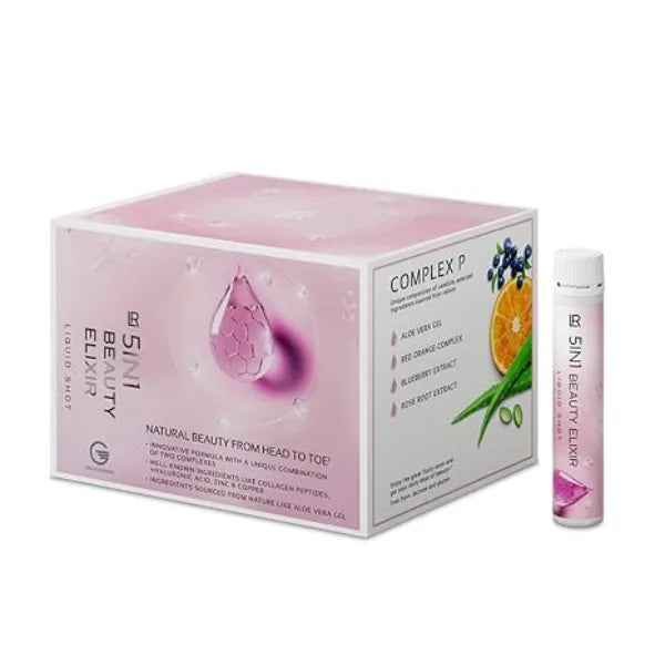 LR Health&Beauty Lifetakt Beauty Elixir 5 in 1 Women Skin Nails Health with Collagen Vitamin E, C, B, Biotin Every Day Care