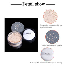 Loose Powder, Professional Face Finishing Powder for Makeup Coverage, Oil-Control Translucent, Lightweight(1)