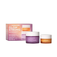 Olehenriksen Hunt for Hydration Mini Moisturizer & Eye Cream Duo Holiday Gift Set Banana Bright+ Eye Crème and Strength Trainer Peptide Boost Moisturizer