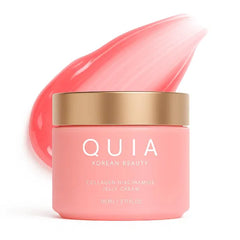 QUIA Collagen Jelly Cream – Lightweight Gel Moisturizer for Glowing, Plump Skin – With Niacinamide and Peptides – Korean Skincare for Daily Hydration, 3.71 Fl Oz