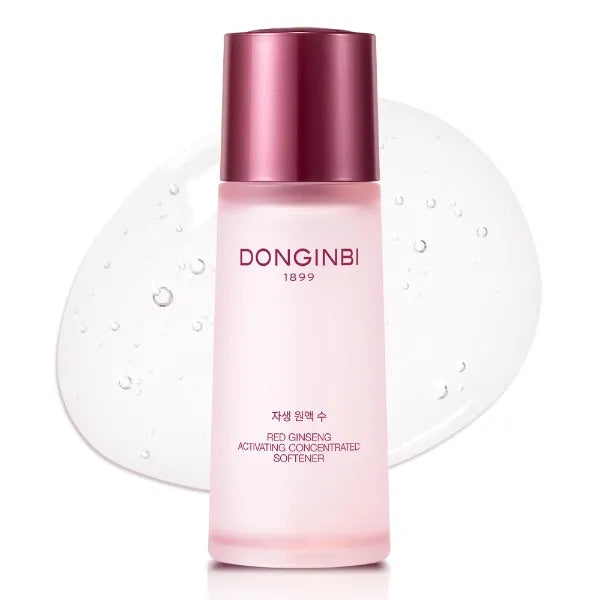Donginbi Red Ginseng Activating Concentrated Softner - Vegan Firming & Skin Barrier Repair Toner for Face, Korean Ginseng Skin Care Gifts for Women, 2.36 floz