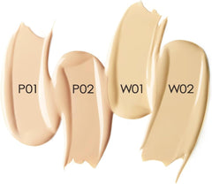 CARSLAN Lasting Cover Foundation, 24H Longlasting Full Coverage Matte Finish Face Makeup, Poreless, Lightweight, Waterproof, Oil Free Liquid Foundation, P01