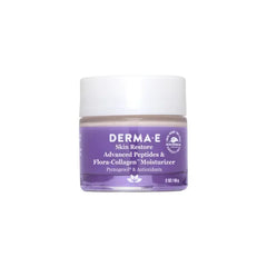 Derma E Advanced Peptides and Vegan Flora-Collagen Moisturizer – Double Action Collagen Face Cream with Peptide Complex – Intensely Hydrating Face Moisturizer for Lines, Wrinkles and Redness, 2 Oz