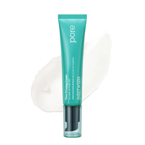Blithe Inbetween Pore Priming Cream Matte Primer for Oily Skin Control, Calming Mugwort Cica & Green Tea Extract for Blemish Relief,1 Fl Oz