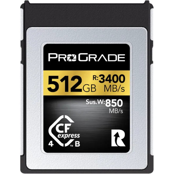 ProGrade Digital 512GB CFexpress 4.0 Type B Memory Card (Gold Series)