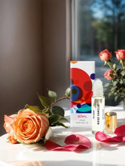 TSZ Scent Rose Vanille Perfume Oil Roll On - 6ml Long-Lasting Fragrance, Sweet Floral & Vanilla Essence for Women and Girls