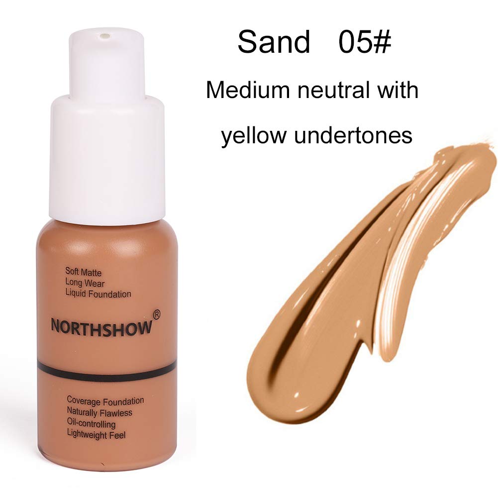 NLLNT Matte Concealer Liquid Foundation Make-up Full Coverage Freckles Acne Scars Long-lasting Waterproof