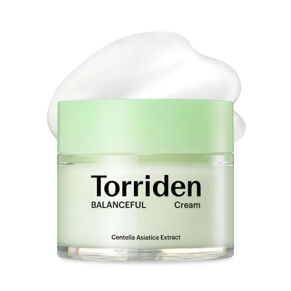 Torriden BALANCEFUL Cream 80ml (2.70 fl.oz.) | Soothing and Nourishing Moisturizer for Oily and Sensitive SKin | 5D CICA, Hydrolyzed Hyaluronic Acid, Panthenol