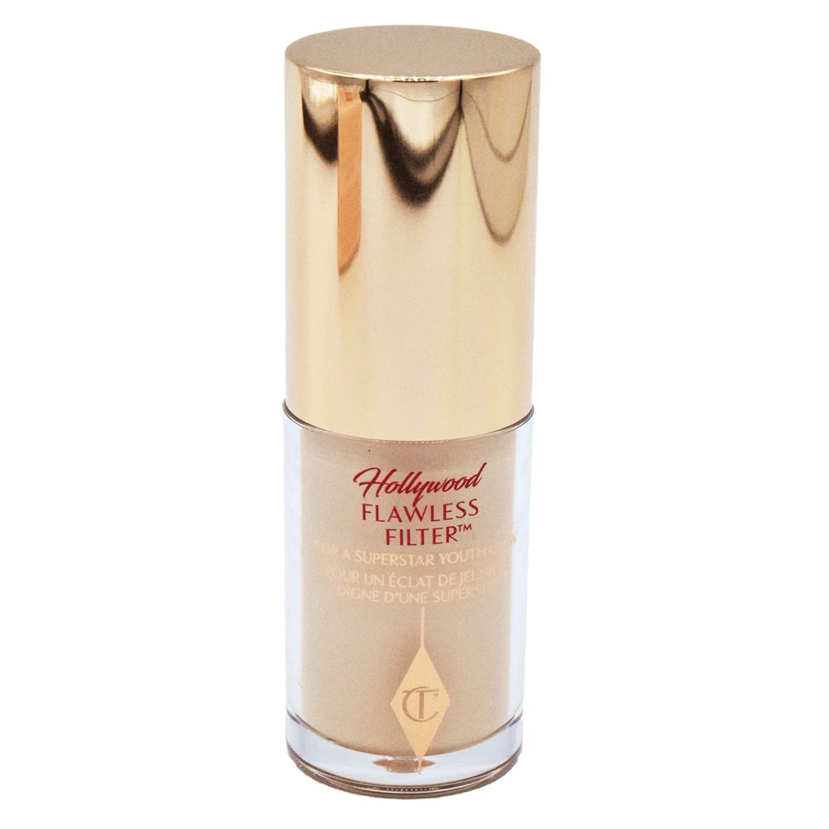 Charlotte Tilbury Mini Hollywood Flawless Filter - 2 Fair, Travel Size, Customizable Makeup Booster