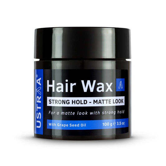 Ustraa Hair Wax Strong Hold - Matte Look with Grape Seed Oil - 100g