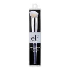 e.l.f. Precision Foundation Swirl Brush, Soft, Synthetic, Dense, Versatile, Blends, Corrects, Conceals, Smooths, Easy To Clean (85323)