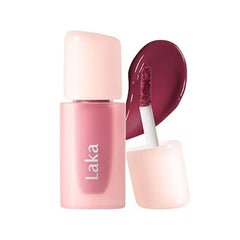 Laka Popping Balloon Lip Stain Mini, Glossy Plumping Tint, Moisturizing, Non Sticky Texture for All Day Hydration, K Beauty
