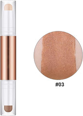 Women Facial Make Up Double-Headed Stick Portable Highlighter Shadow Bronzers Contouring Cosmetics for Professional, Type 3
