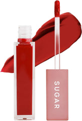 SUGAR Cosmetics Mettle Liquid Lipstick - 04 Sirius (Cherry Red)