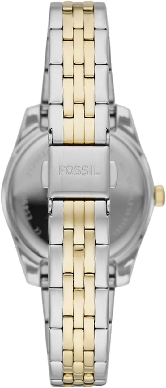 Fossil Women's Scarlette Mini Three-Hand Date, Stainless Steel Watch, ES4949