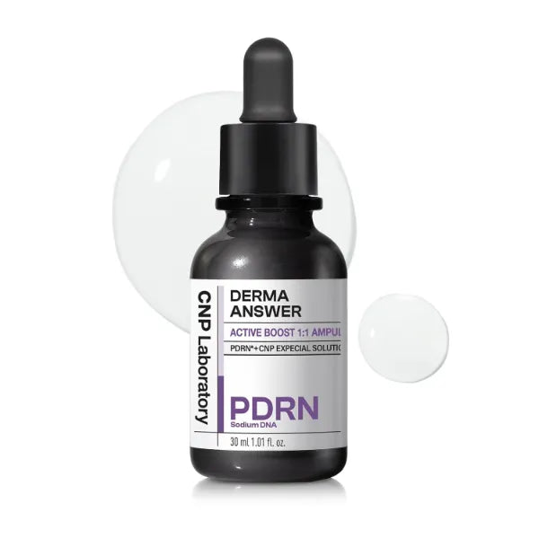 CNP PDRN Active Boost Face Serum - Salmon DNA Serum for Face, Smoothing Fine Lines & Wrinkle, Rejuvenating & Firming Skin, Anti-aging Booster with Collagen, Korean Skin Care, 1.01 fl. oz. (30ml)