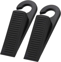 Royal Apex Door Stopper Wedges Mouse Design Guard Baby Safety Protector Non-Slip Door Buffers for Kids Safety Guard Finger Protect for Home and Office, Interior Bathroom, Kitchen, Doors (BLACK 2PCS)