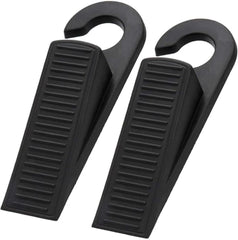 Royal Apex Door Stopper Wedges Mouse Design Guard Baby Safety Protector Non-Slip Door Buffers for Kids Safety Guard Finger Protect for Home and Office, Interior Bathroom, Kitchen, Doors (BLACK 2PCS)