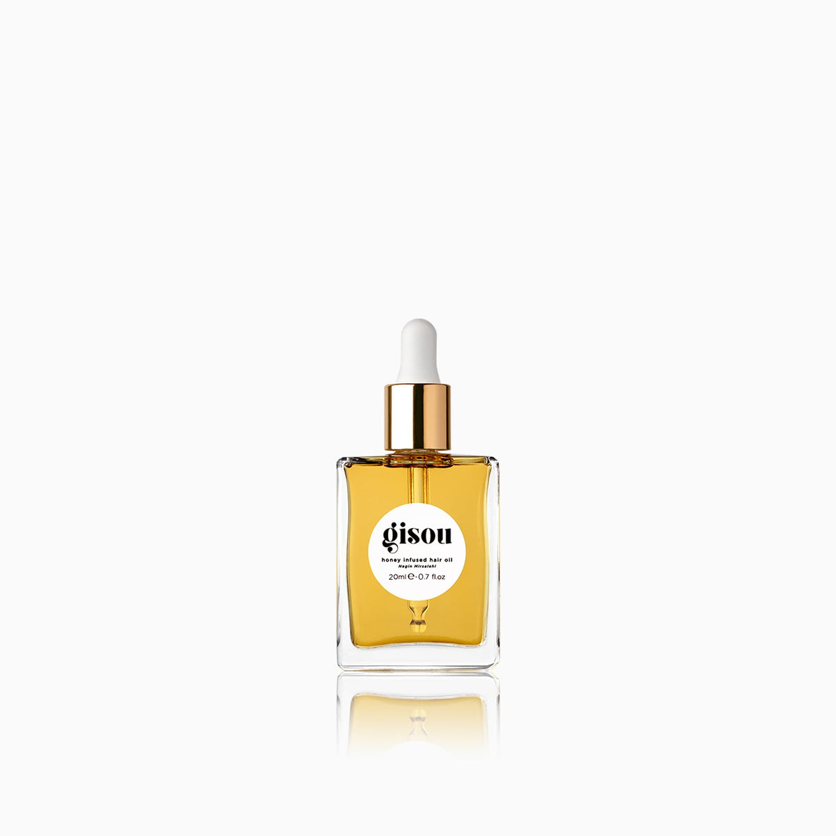 Gisou Honey Infused Hair Oil, Healthy, Soft, and Stronger locks with a silky Shine- 0.7 oz/ 20ml