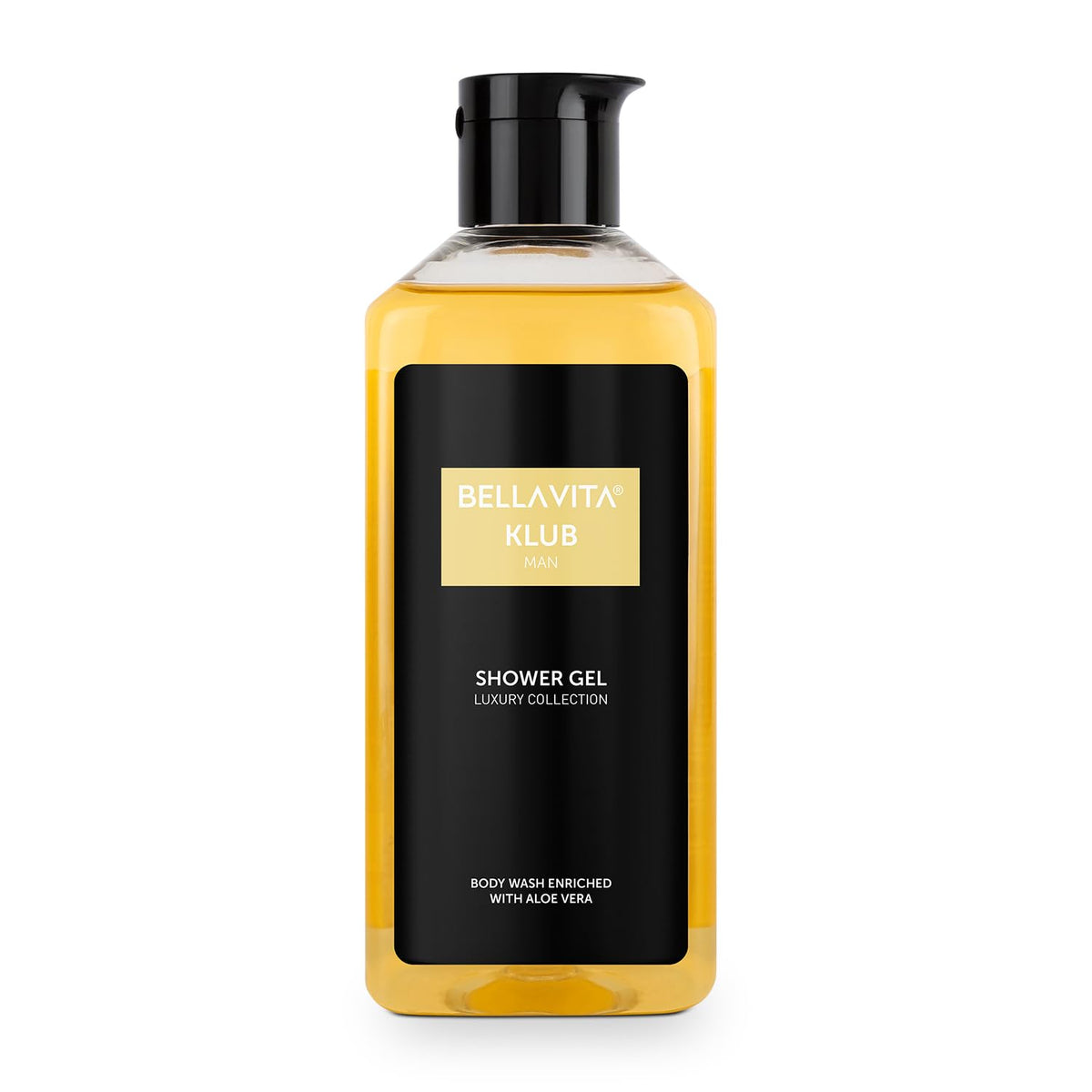 BELLAVITA KLUB Man Body Wash 250ml Refreshing Shower Gel for Men | Deep Cleansing, Hydrating and Moisturising Skin with Aloe Vera