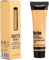 All Skin Types Sun Block Cream，Smooth Makeup Base Face Liquid Foundation Matte Wear Concealer Matte Made Liquid Foundation (BEIGE 2)