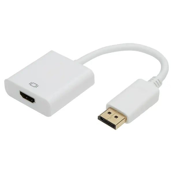 ONN. Display Port To HDMI Adapter (100008762) - White