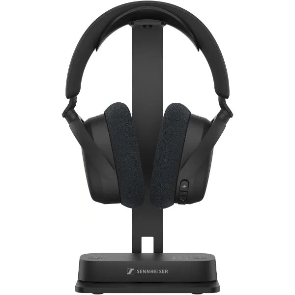 Sennheiser RS 275 TV Headphones - Bluetooth Headphones and Transmitter Bundle - Low Latency Wireless Headphones with Virtual Surround Sound, Speech Clarity and Auracast Technology - 50 h Battery