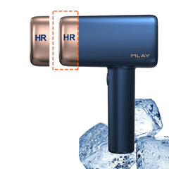 MLAY T14 Hair Removal Device with Ice Cooling Care Function Permanent for Women and Men Hair Removal,500000 Flashes, 5 Energy Levels,Painless Epilator For Face and Body 2*HR Lamps