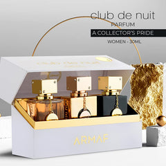 Armaf Perfume Collector Pride Club De Nuit Perfumes 30ml Gift Set - Milestone EDP 30ML, Club De Nuit EDP 30ML, Club De Nuit Intense Women EDP 30ML - perfume for women - Fragrance - Sets - For her