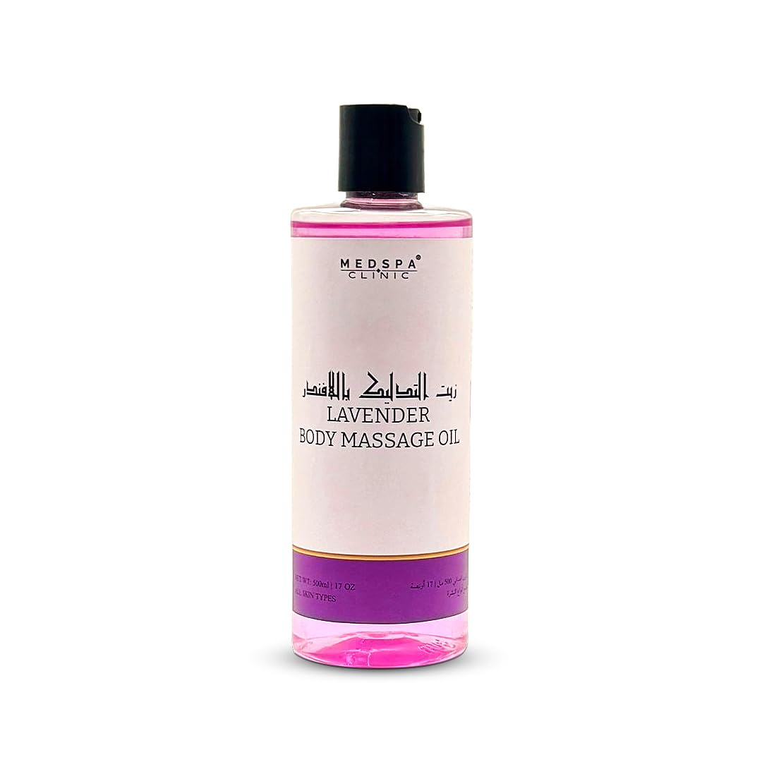 MEDSPA Lavender Body Massage Oil Intensive Re-vitalising Treatment 500ml