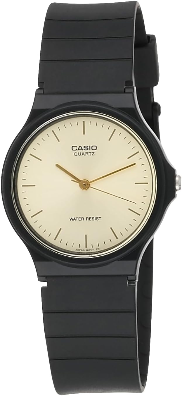 Casio Unisex-Adult Quartz Watch Black/Gold