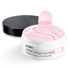 KOEC PDRN Collagen Eye Patches – Under Eye Mask for Puffiness, Dark Circles & Hydration (60 Count)