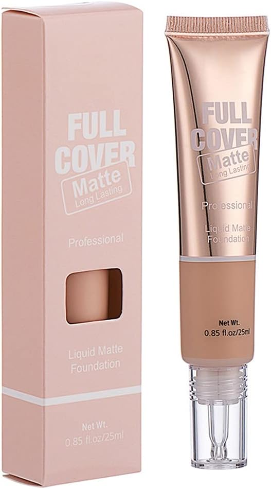 NLLNT Foundation Makeup Foundation Full Coverage Oil Control Liquid Foundation Long Lasting Matte Foundation